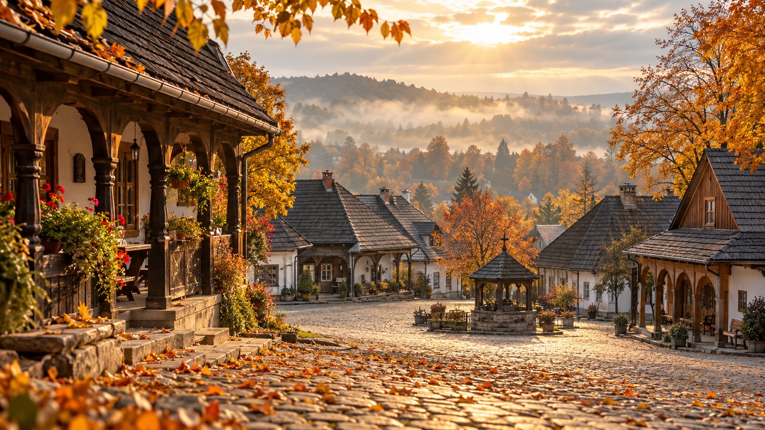 jesień w Polsce, klimatyczne miejsca, jesienne podróże, jesienny weekend, najpiękniejsze miasteczka, atrakcje turystyczne, Polska jesienią, ranking miejsc, romantyczny weekend, podróże po Polsce